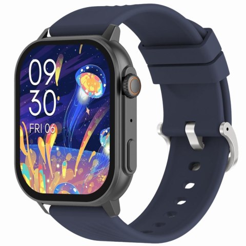 Gravity Smartwatch Gravity GT15-4 Niebieski Pasek Silikonowy + Tytanowa Bransoleta Gravity Smartwatch Gravity GT15-4 Niebieski Pasek Silikonowy + Tytanowa Bransoleta