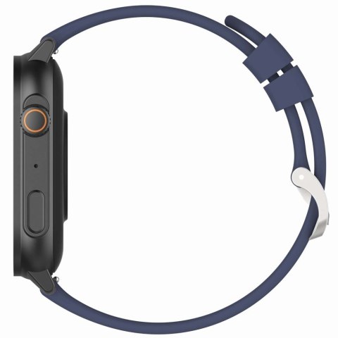 Gravity Smartwatch Gravity GT15-4 Niebieski Pasek Silikonowy + Tytanowa Bransoleta Gravity Smartwatch Gravity GT15-4 Niebieski Pasek Silikonowy + Tytanowa Bransoleta