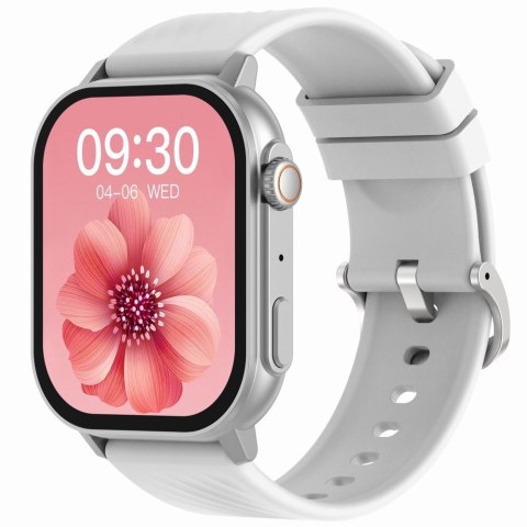 Gravity Smartwatch Gravity GT15-8 Szary Pasek Silikonowy + Srebrna Bransoleta Gravity Smartwatch Gravity GT15-8 Szary Pasek Silikonowy + Srebrna Bransoleta