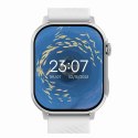 Gravity Smartwatch Gravity GT15-8 Szary Pasek Silikonowy + Srebrna Bransoleta