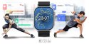 Gravity Smartwatch Gravity GT15-9 Czarny Pasek Silikonowy + Srebrna Bransoleta