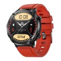 Gravity Smartwatch Gravity GT21-6 + Czerwony Pasek Silikonowy