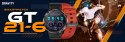 Gravity Smartwatch Gravity GT21-6 + Czerwony Pasek Silikonowy