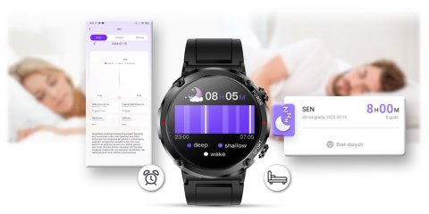 Gravity Smartwatch Gravity GT21-6 + Czerwony Pasek Silikonowy Gravity Smartwatch Gravity GT21-6 + Czerwony Pasek Silikonowy