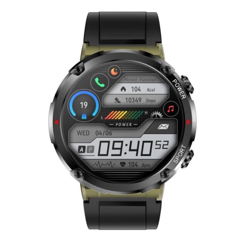 Gravity Smartwatch Gravity GT21-7 + Czarny Pasek Silikonowy Gravity Smartwatch Gravity GT21-7 + Czarny Pasek Silikonowy