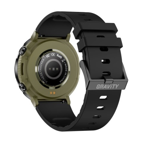 Gravity Smartwatch Gravity GT21-7 + Czarny Pasek Silikonowy Gravity Smartwatch Gravity GT21-7 + Czarny Pasek Silikonowy