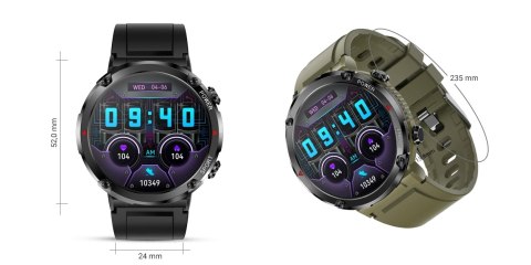Gravity Smartwatch Gravity GT21-7 + Czarny Pasek Silikonowy Gravity Smartwatch Gravity GT21-7 + Czarny Pasek Silikonowy