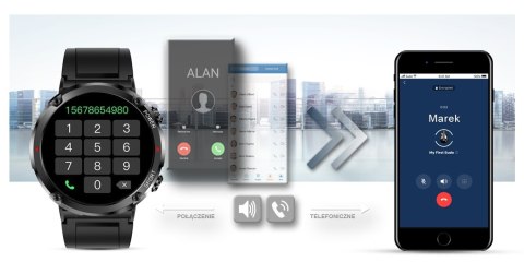 Gravity Smartwatch Gravity GT21-7 + Czarny Pasek Silikonowy Gravity Smartwatch Gravity GT21-7 + Czarny Pasek Silikonowy