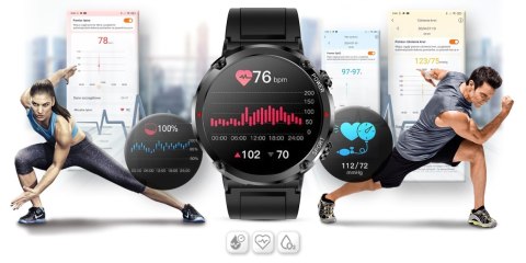 Gravity Smartwatch Gravity GT21-7 + Czarny Pasek Silikonowy Gravity Smartwatch Gravity GT21-7 + Czarny Pasek Silikonowy