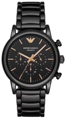 EMPORIO ARMANI Zegarek Męski Emporio Armani Dress Ceramic AR1509 + BOX