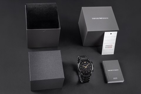 EMPORIO ARMANI Zegarek Męski Emporio Armani Dress Ceramic AR1509 + BOX EMPORIO ARMANI Zegarek Męski Emporio Armani Dress Ceramic AR1509 + BOX