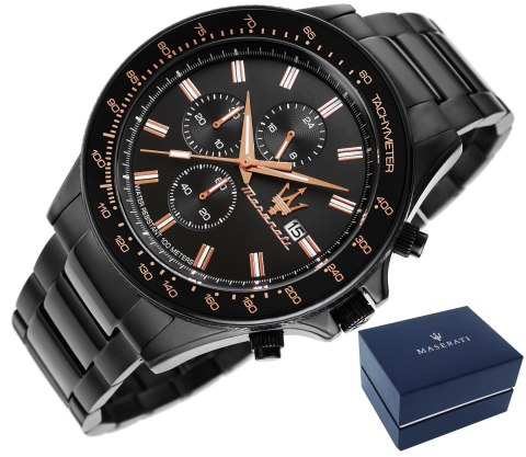 Maserati Zegarek Męski Maserati Sfida R8873640011 + BOX Maserati Zegarek Męski Maserati Sfida R8873640011 + BOX