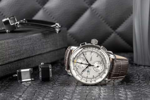 Zeppelin Zegarek Męski Zeppelin 100 Yahre Chronograph 8670-1 + BOX Zeppelin Zegarek Męski Zeppelin 100 Yahre Chronograph 8670-1 + BOX
