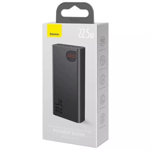 Baseus Powerbank Baseus Adaman Metal, 20000mAh, 22.5W (czarny) Baseus Powerbank Baseus Adaman Metal, 20000mAh, 22.5W (czarny)