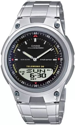 CASIO Zegarek Męski Casio DUAL AW-80D-1AVDF + BOX