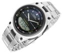CASIO Zegarek Męski Casio DUAL AW-80D-1AVDF + BOX