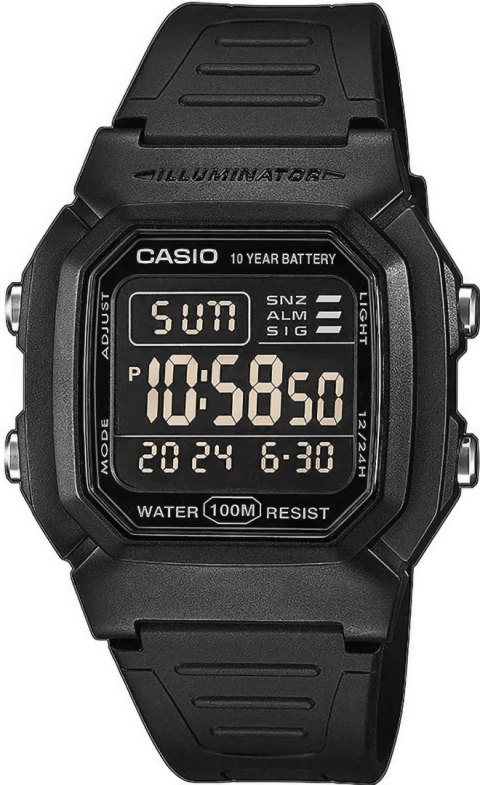 CASIO Zegarek Męski Casio W-800H-1BVDF + BOX CASIO Zegarek Męski Casio W-800H-1BVDF + BOX