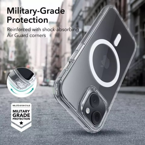 ESR Etui ESR CH Halolock Magsafe do Apple iPhone 15 Clear ESR Etui ESR CH Halolock Magsafe do Apple iPhone 15 Clear