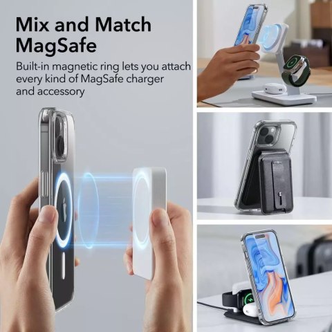 ESR Etui ESR CH Halolock Magsafe do Apple iPhone 15 Clear ESR Etui ESR CH Halolock Magsafe do Apple iPhone 15 Clear