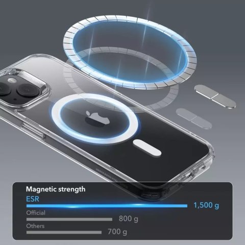 ESR Etui ESR CH Halolock Magsafe do Apple iPhone 15 Clear ESR Etui ESR CH Halolock Magsafe do Apple iPhone 15 Clear