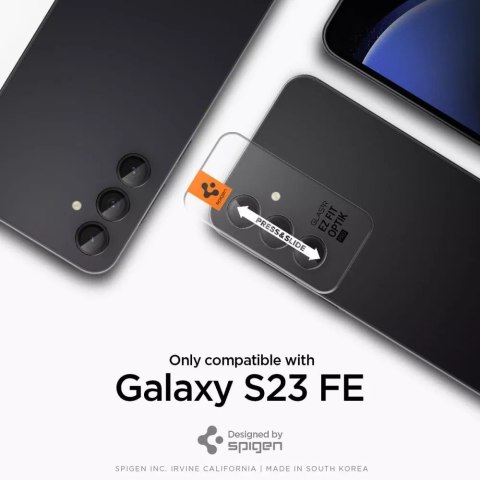 Spigen Osłona aparatu Spigen Optik.tr "Ez Fit" Camera Protector 2-pack do Samsung Galaxy S23 FE Black Spigen Osłona aparatu Spigen Optik.tr "Ez Fit" Camera Protector 2-pack do Samsung Galaxy S23 FE Black