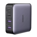 UGreen Ładowarka sieciowa UGREEN CD327 Nexode, 2x USB-C, 2x USB-A, GaN, 65W (szary)