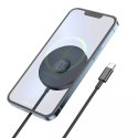 Apple HOCO Ładowarka Indukcyjna 3w1 Typ C Kompatybilna z MagSafe 15W CW41 Czarna