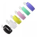 Denmen Kabel USB Typ-C Denmen D11T 2.4A Czarny 1m Magnetyczny