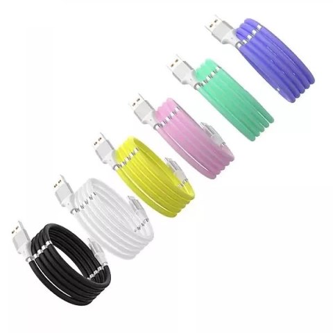 Denmen Kabel USB Typ-C Denmen D11T 2.4A Czarny 1m Magnetyczny Denmen Kabel USB Typ-C Denmen D11T 2.4A Czarny 1m Magnetyczny