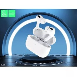 Denmen Słuchawki Bluetooth DENMEN DL12 TWS Białe Earbuds Bezprzewodowe