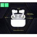 Denmen Słuchawki Bluetooth DENMEN DL12 TWS Białe Earbuds Bezprzewodowe
