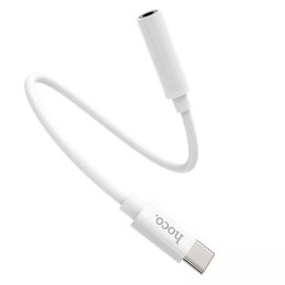 Hoco HOCO Adapter AUX Typ C Do Jack 3,5 Mm LS30 Biały