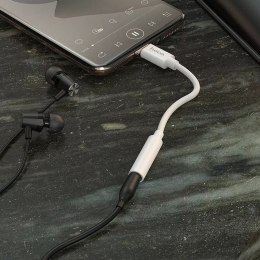 Hoco HOCO Adapter AUX Typ C Do Jack 3,5 Mm LS30 Biały