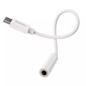 Hoco HOCO Adapter AUX Typ C Do Jack 3,5 Mm LS30 Biały