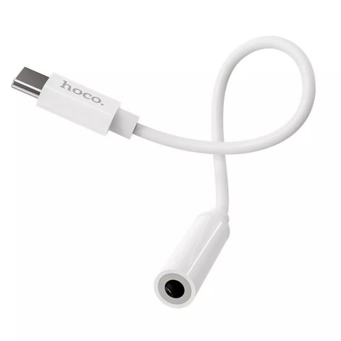 Hoco HOCO Adapter AUX Typ C Do Jack 3,5 Mm LS30 Biały Hoco HOCO Adapter AUX Typ C Do Jack 3,5 Mm LS30 Biały