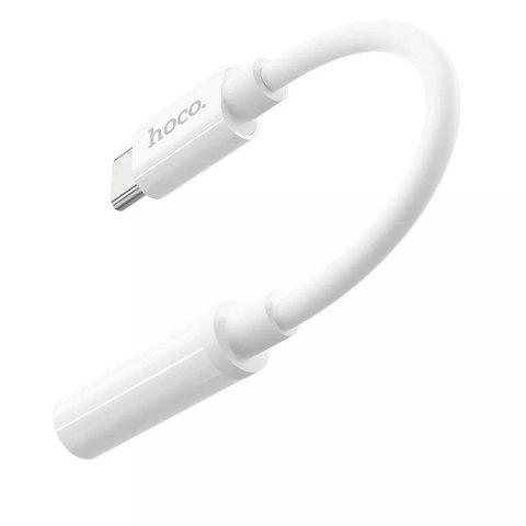Hoco HOCO Adapter AUX Typ C Do Jack 3,5 Mm LS30 Biały Hoco HOCO Adapter AUX Typ C Do Jack 3,5 Mm LS30 Biały