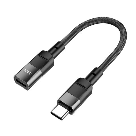 Hoco HOCO Adapter OTG Typ C (Męski) Do Lightning (Żeński) 3A U107 0,1 M Czarny Hoco HOCO Adapter OTG Typ C (Męski) Do Lightning (Żeński) 3A U107 0,1 M Czarny