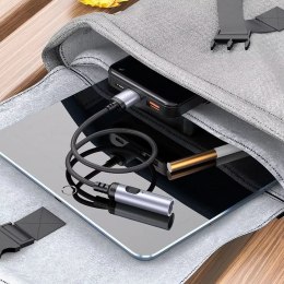 Hoco HOCO Adapter Zapalniczki Na Złącze USB A UA30 0,3 M Czarny