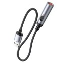 Hoco HOCO Adapter Zapalniczki Na Złącze USB A UA30 0,3 M Czarny