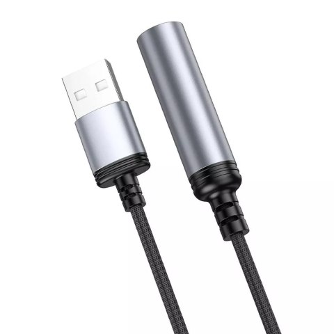 Hoco HOCO Adapter Zapalniczki Na Złącze USB A UA30 0,3 M Czarny Hoco HOCO Adapter Zapalniczki Na Złącze USB A UA30 0,3 M Czarny