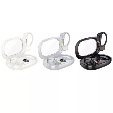 Hoco HOCO EA1 Bezprzewodowe Słuchawki Bluetooth TWS - Szare z Etui Ładującym Hoco HOCO EA1 Bezprzewodowe Słuchawki Bluetooth TWS - Szare z Etui Ładującym