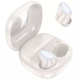 Hoco HOCO EQ13 Słuchawki bezprzewodowe Bluetooth TWS - Białe z Etui Ładującym