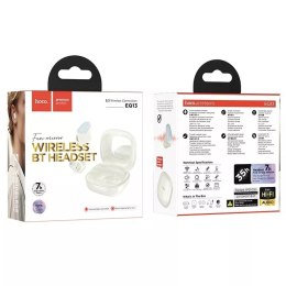 Hoco HOCO EQ13 Słuchawki bezprzewodowe Bluetooth TWS - Białe z Etui Ładującym