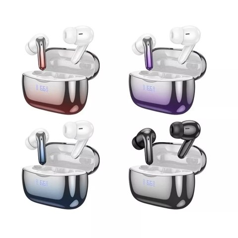 Hoco HOCO EQ16 Bezprzewodowe Słuchawki Bluetooth TWS ANC ENC - Czarne z Etui Ładującym Hoco HOCO EQ16 Bezprzewodowe Słuchawki Bluetooth TWS ANC ENC - Czarne z Etui Ładującym