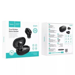 Hoco HOCO EW11 Bezprzewodowe Słuchawki Bluetooth TWS - Czarne z Etui Ładującym