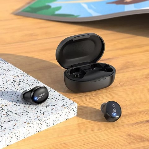 Hoco HOCO EW11 Bezprzewodowe Słuchawki Bluetooth TWS - Czarne z Etui Ładującym Hoco HOCO EW11 Bezprzewodowe Słuchawki Bluetooth TWS - Czarne z Etui Ładującym