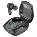 Hoco HOCO EW28 Bezprzewodowe Słuchawki Bluetooth TWS - Czarne z Trybem Gamingowym i Etui Ładującym