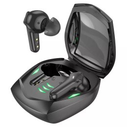 Hoco HOCO EW28 Bezprzewodowe Słuchawki Bluetooth TWS - Czarne z Trybem Gamingowym i Etui Ładującym
