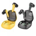 Hoco HOCO EW28 Bezprzewodowe Słuchawki Bluetooth TWS - Czarne z Trybem Gamingowym i Etui Ładującym