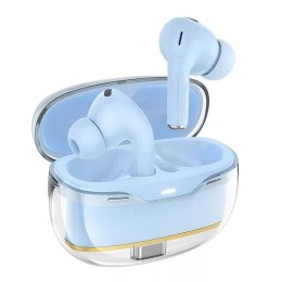 Hoco HOCO EW54 Słuchawki Bezprzewodowe Bluetooth TWS - Niebieskie z Etui Ładującym